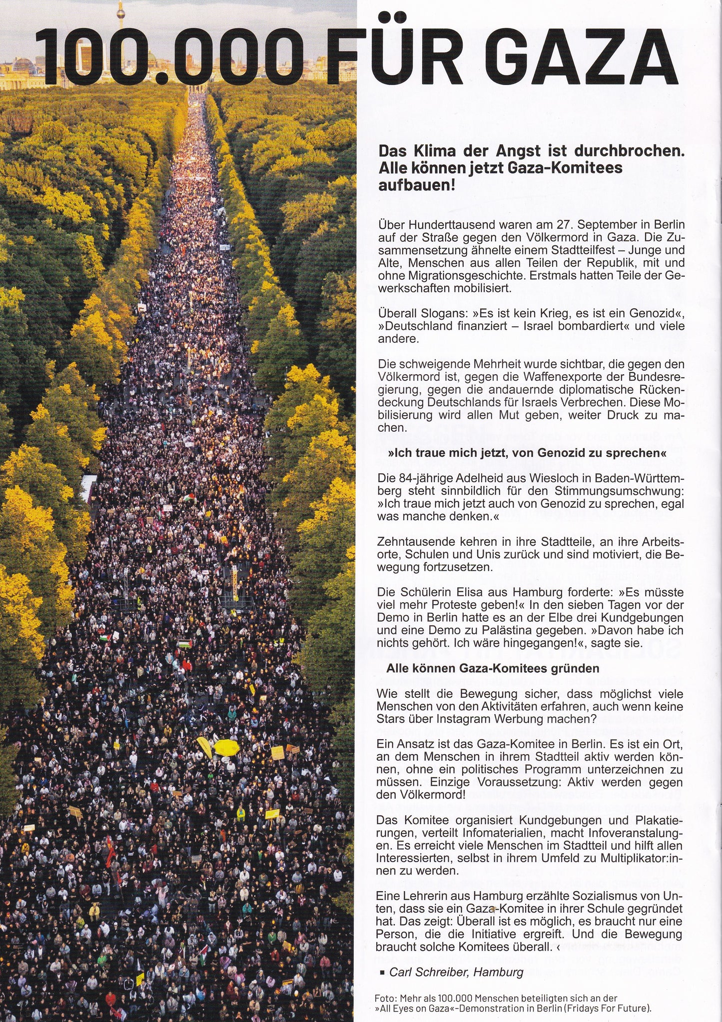 Zeitung Oktober 25